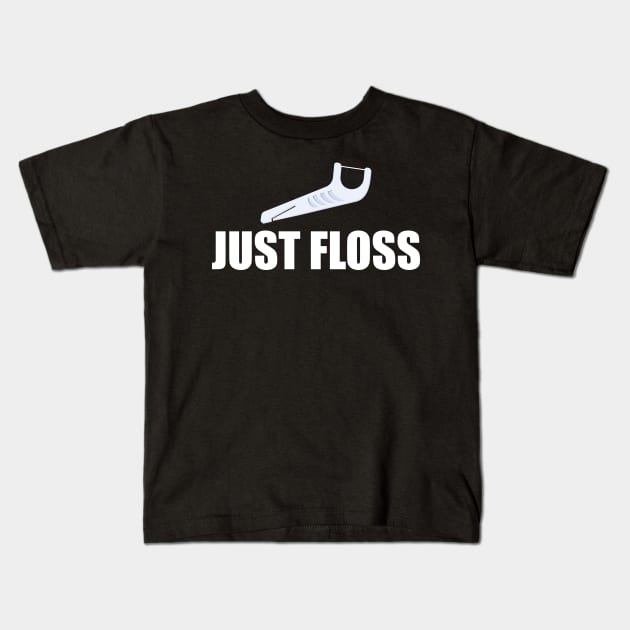 Just Floss Kids T-Shirt by KC Happy Shop